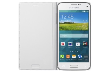 Samsung чехол-книжка для Galaxy S5 mini белый (EF-FG800BWEGRU)