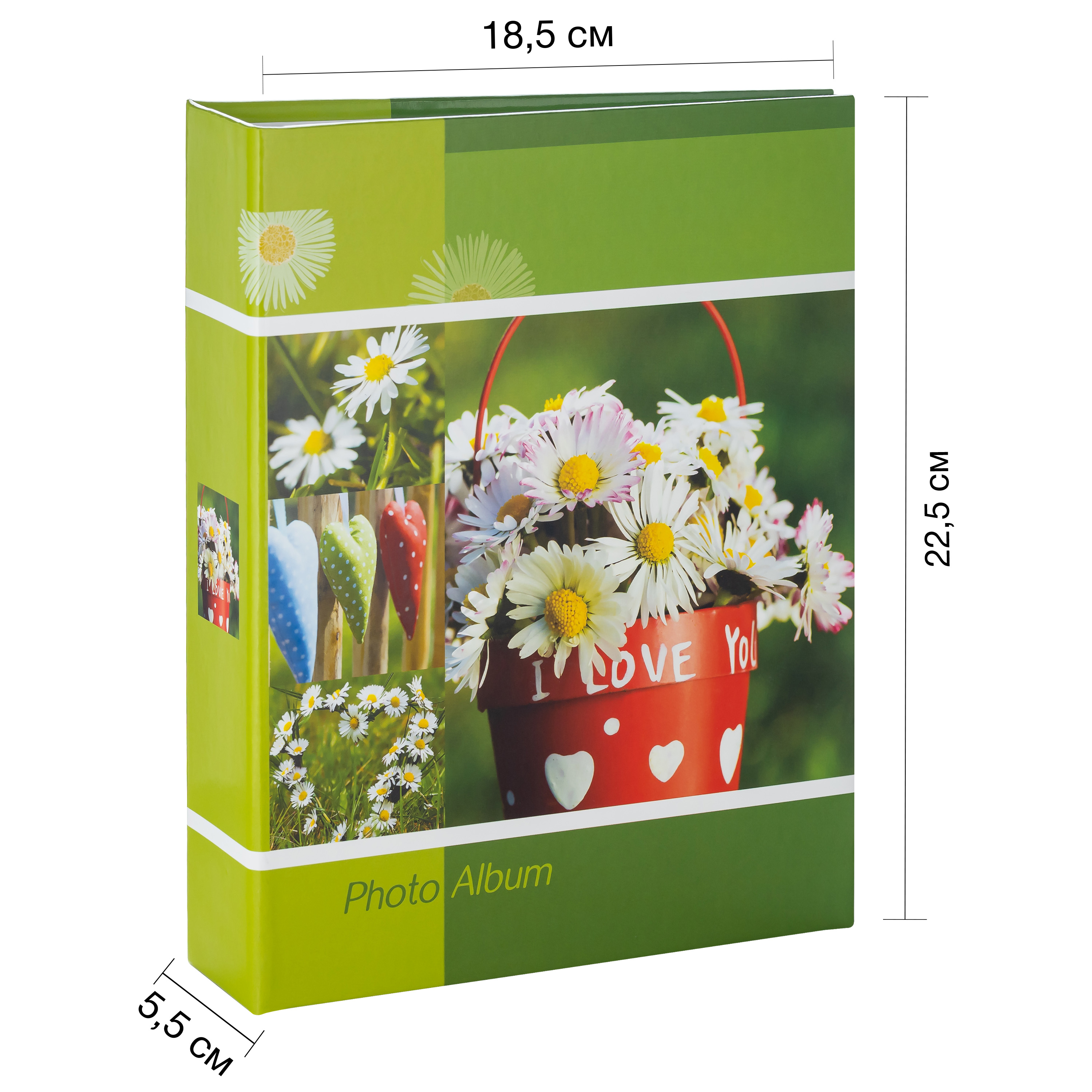 10x15 см 200 фото, «Цветы», зеленый (FA-PP200-310)