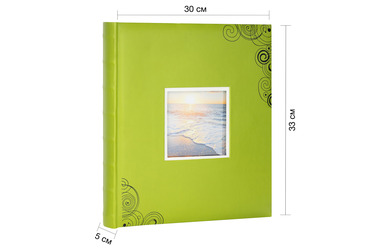 Фотоальбом Fotografia магнитный, 29х32 см, 30 листов, зеленый, FA-EBBSA30-815