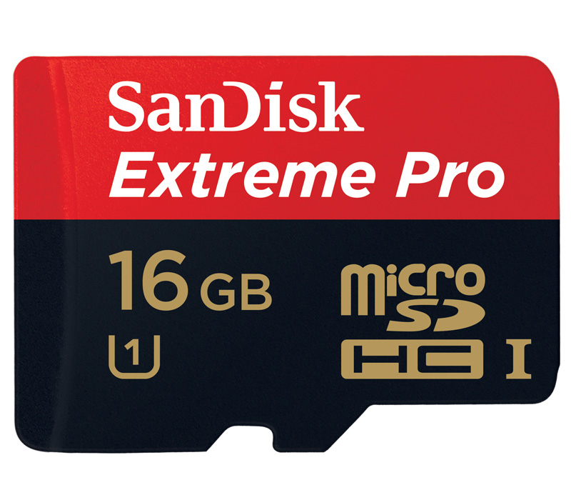Карта памяти SanDisk MicroSDHC 16GB  Extreme Pro UHS-I Class10 U3 95 МБ/с (SDSDQXP-016G-X46)