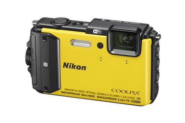 Компактный фотоаппарат Nikon Coolpix AW130 желтый