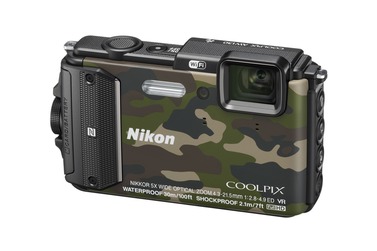 Компактный фотоаппарат Nikon Coolpix AW130 камуфляж