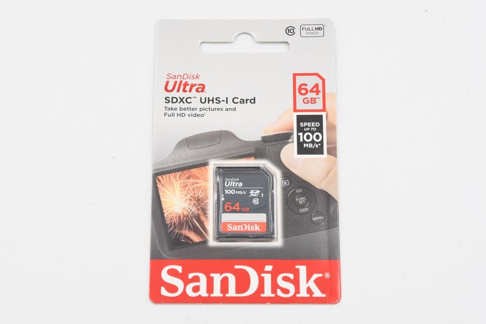 Карта памяти SanDisk Ultra SDXC 64Gb 100Mb/s (состояние NEW) 