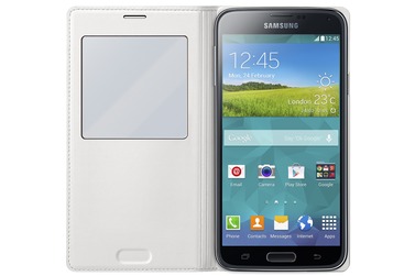 Samsung Чехол  S View для Galaxy S5 белый (EF-CG900BWEGRU)