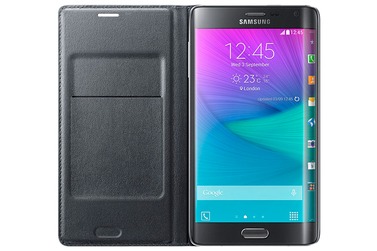 Samsung Чехол  Flip Wallet для Galaxy Note Edge черный (EF-WN915BСEGRU)