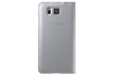 Samsung Чехол  S View для Galaxy Alpha серебро (EF-CG850BSEGRU)