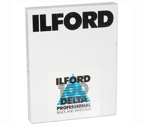 Фотопленка Ilford DELTA 100  4x5", 100 листов