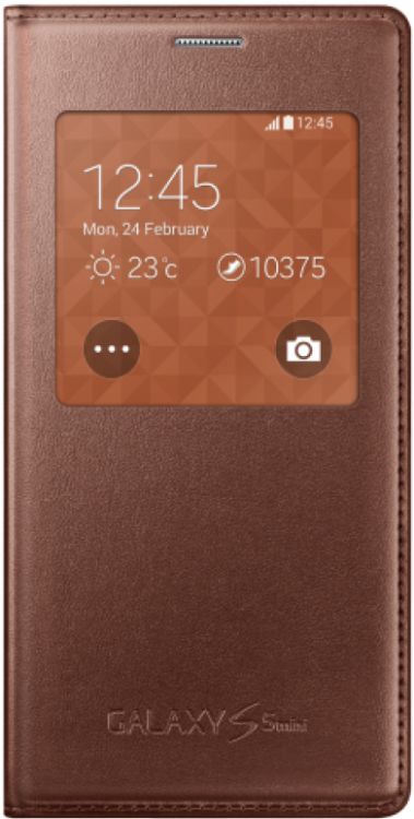 Samsung Чехол-книжка  S View для Galaxy S5 mini, розовое золото