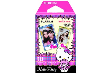 Фотоаппарат моментальной печати Fujifilm Instax Mini Hello Kitty + картридж, ремень и наклейки, розовый