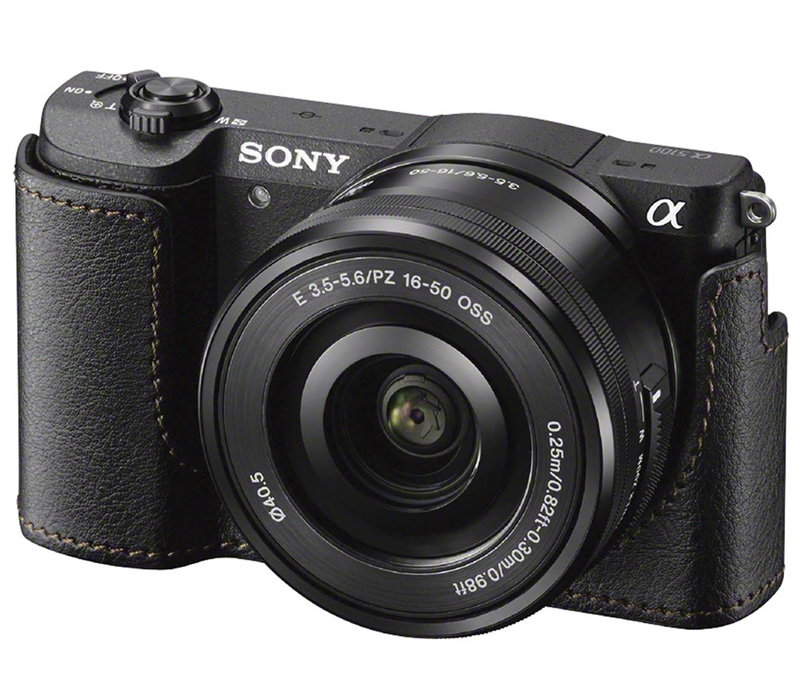 Sony чехол LCS-EBD/B + ремешок STP-XSR1/W для A5000 / A5100 от Яркий Фотомаркет