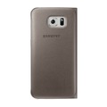 Чехол Samsung Flip Wallet для Galaxy S6 золотой (EF-WG920PFEGRU)