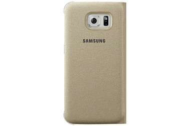 Samsung Чехол  S View Cover (текстиль) для Galaxy S6, золотой