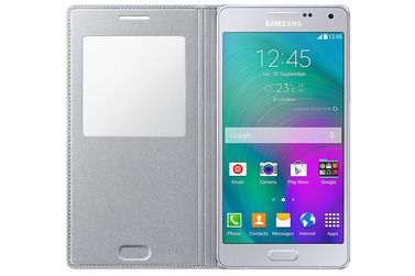 Samsung Чехол  S View Cover для Galaxy A5 серебристый (EF-CA500BSEGRU)