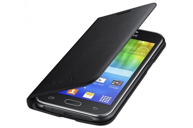 Samsung Чехол  Flip Cover для Galaxy J1 черный (EF-FJ100BBEGRU)