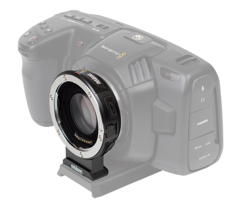 T Speed Booster XL 0.64x, Canon EF на BMPCC4K