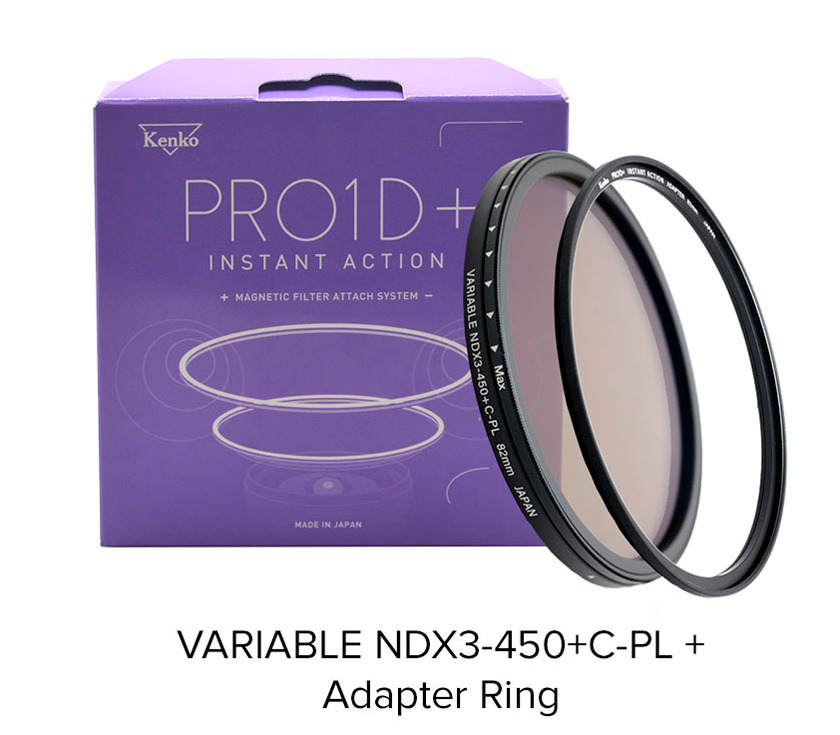 PRO1D+ Instant Action Variable NDX3-450+C-PL SET 49mm (c адаптером)