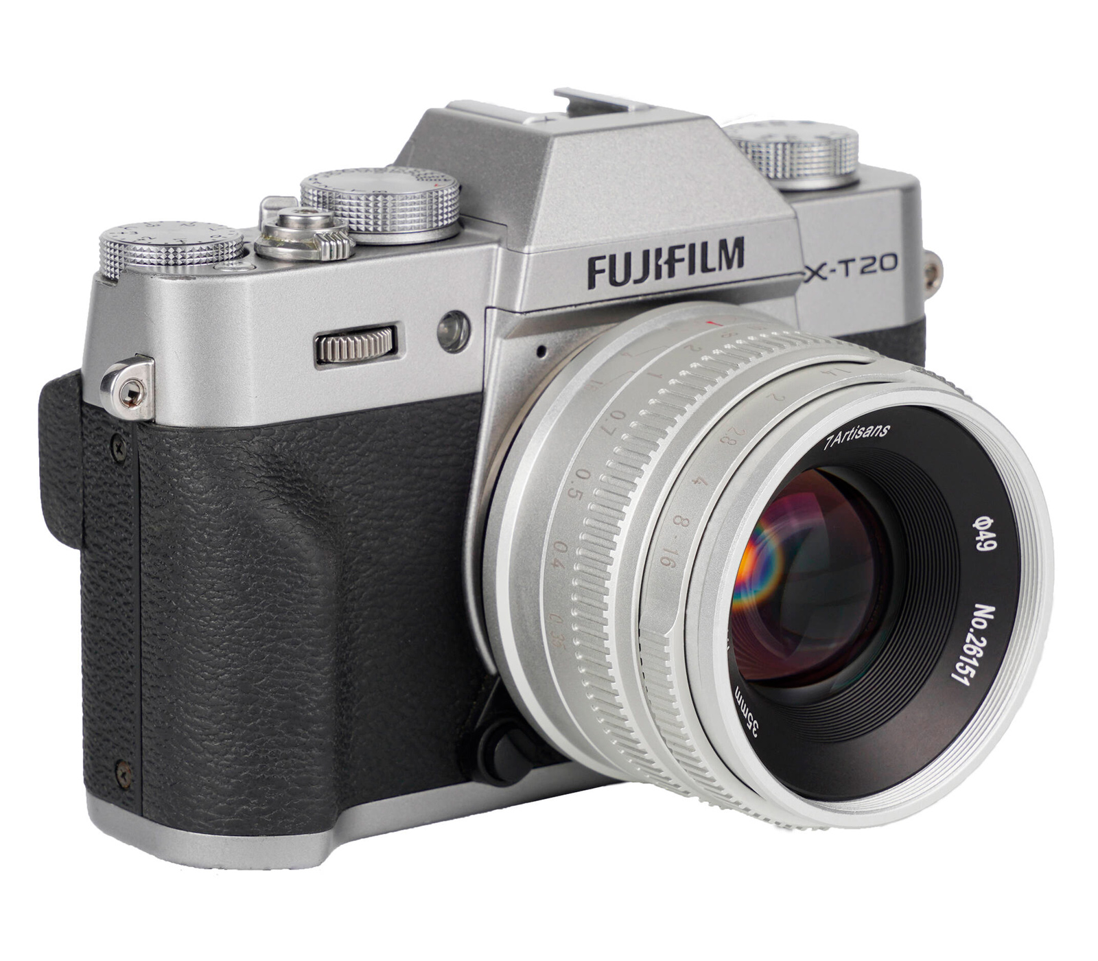 35mm f/1.4 Fujifilm X, серебристый