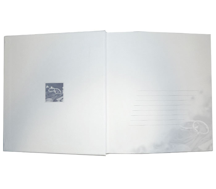 Фотоальбом Walther 28x30.5см, 50 белых страниц, Rings, свадебный от Яркий Фотомаркет