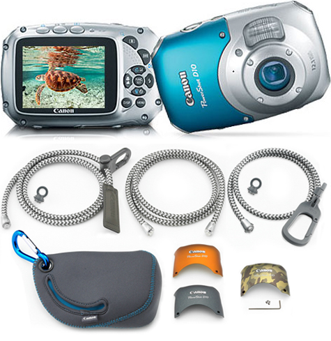 Компактный фотоаппарат Canon PowerShot D10 adventure kit