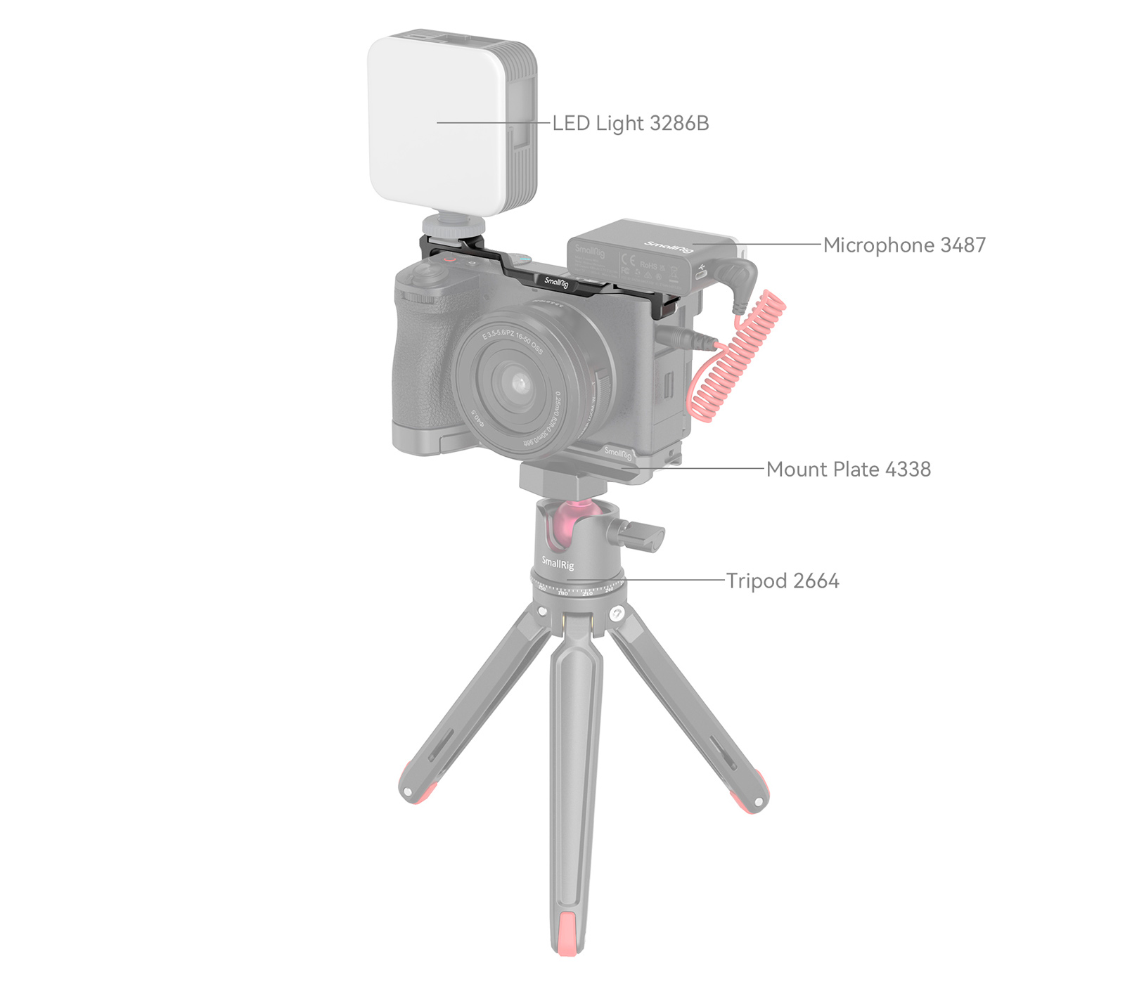 4339 Dual Cold Shoe Mount Plate для Sony A6700