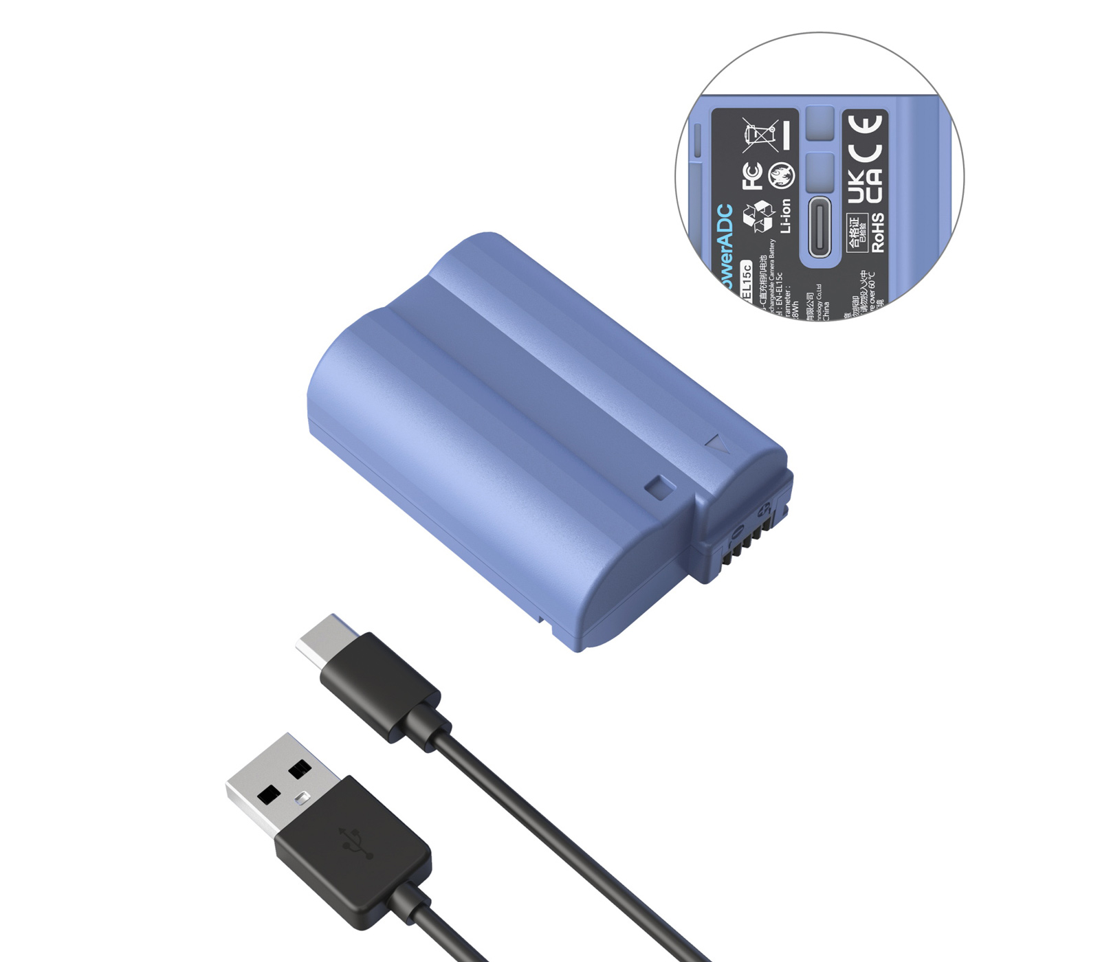 EN-EL15C, USB-C зарядка (4332)