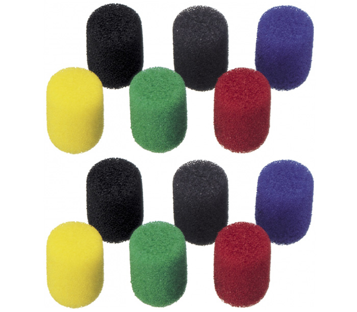 Ветрозащита Sony AD-C88 для микрофонов ECM-88 (12 шт., 6 цветов) от Яркий Фотомаркет