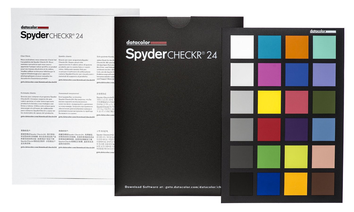 Шкала для цветокоррекции Datacolor Datacolor SpyderCheckr SCK200 от Яркий Фотомаркет
