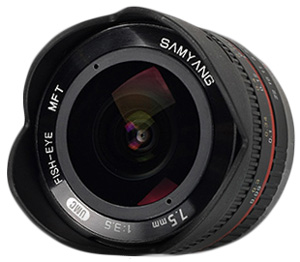 Объектив Samyang 7.5mm f/3.5 UMC Fisheye Micro 4/3 black от Яркий Фотомаркет
