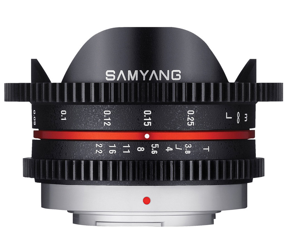 Объектив Samyang 7.5mm T3.8 ED AS UMC Fisheye Cine Micro 4/3 от Яркий Фотомаркет