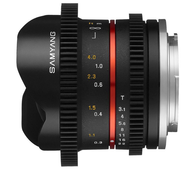 Объектив Samyang 8mm T3.1 Cine UMC Fisheye II VDSLR Fuji X от Яркий Фотомаркет