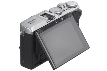 Компактный фотоаппарат Fujifilm X70 серебристый