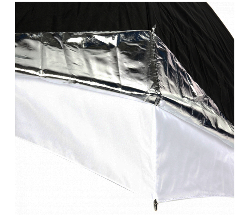 Фотозонт Lumifor LUML-84 ULTRA, зонт комбинированный 84 см (на просвет / серебро) от Яркий Фотомаркет