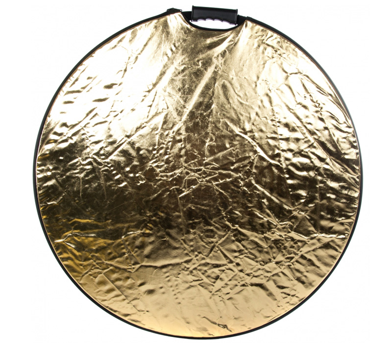 Отражатель Lumifor LRF-80-GRIP S/G, 80 см, серебряный / золотой от Яркий Фотомаркет