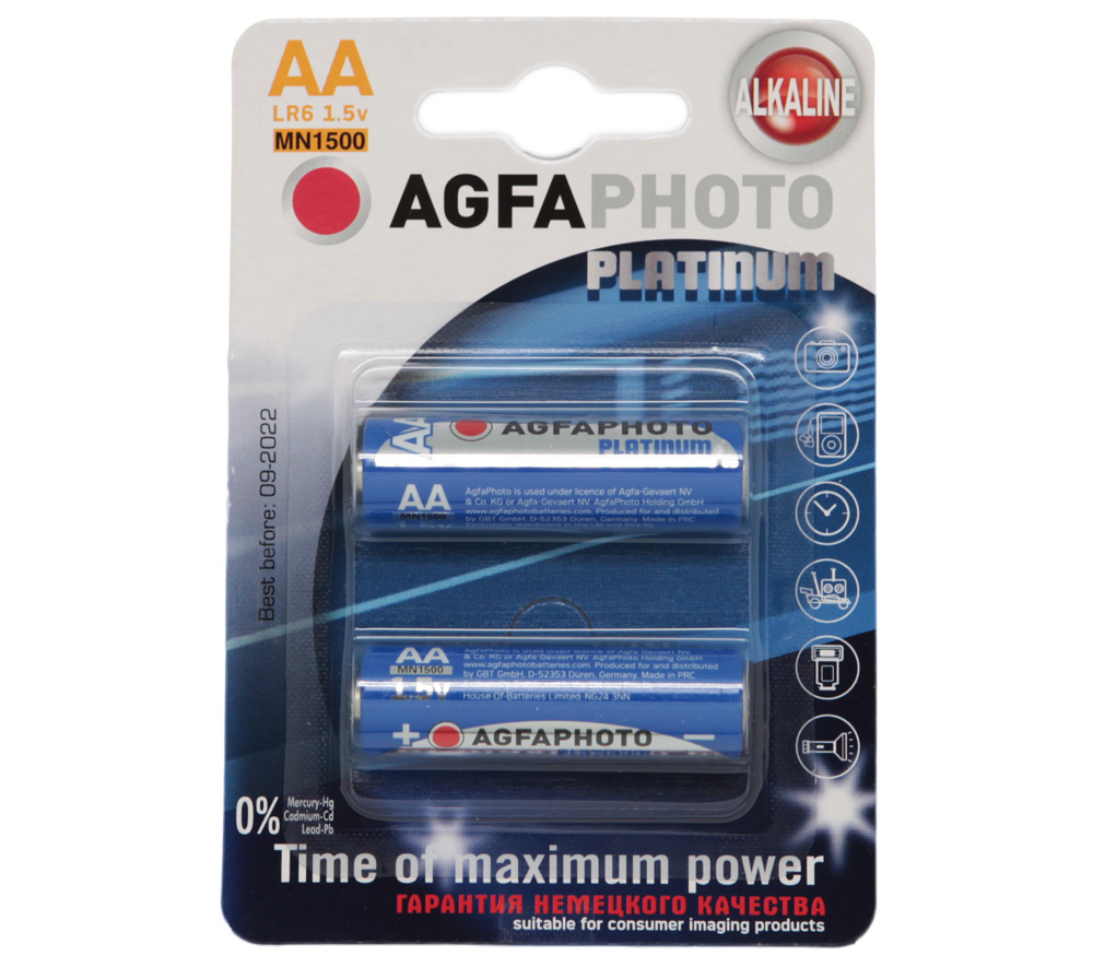Батарейки Agfa AA (2 шт.)