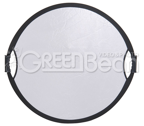 Отражатель GreenBean GB Flex 80, серебристый / белый, 80 см от Яркий Фотомаркет