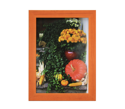 Фоторамка Сосна 21х30 см (А4), оранжевая (5N92) от Яркий Фотомаркет