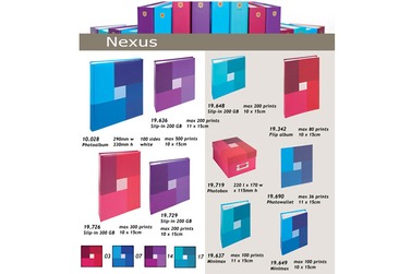 Фотоальбом Henzo 10х15 см 200 фото Nexus, 4 цвета