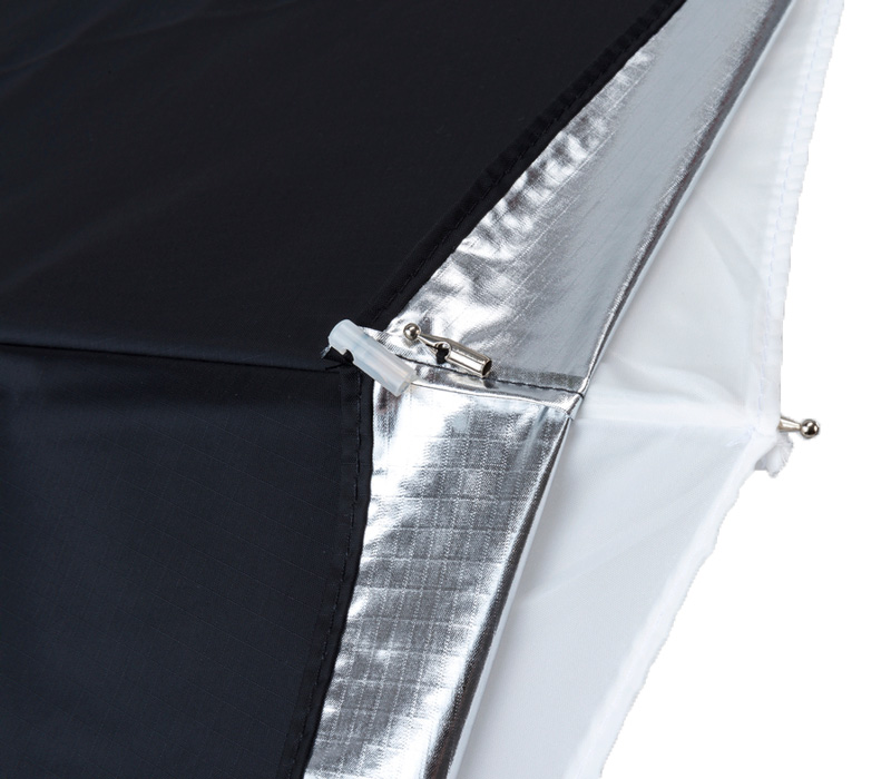 Зонт Lastolite All In One: белый просвет / отражение и серебро, 72 см от Яркий Фотомаркет