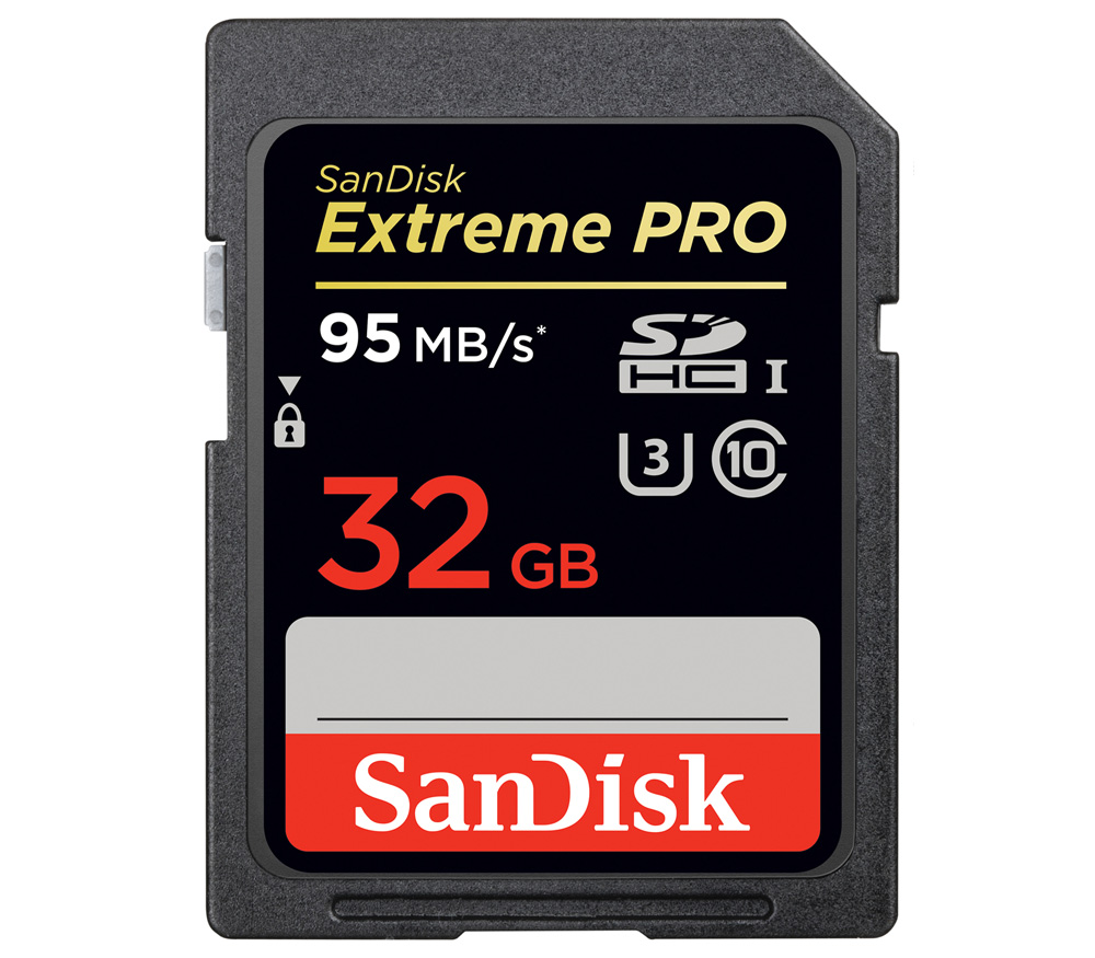 Карта памяти SanDisk SDHC 32GB  Extreme Pro UHS-1 U3 95 Mb/s (SDSDXPA-032G-X46)
