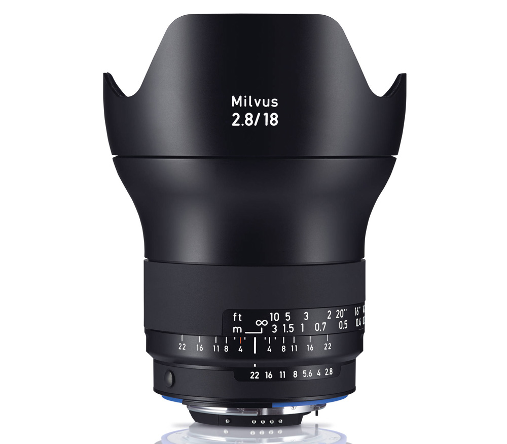Объектив Zeiss Milvus 18/2.8 ZF.2 для Nikon F (18mm f/2.8)