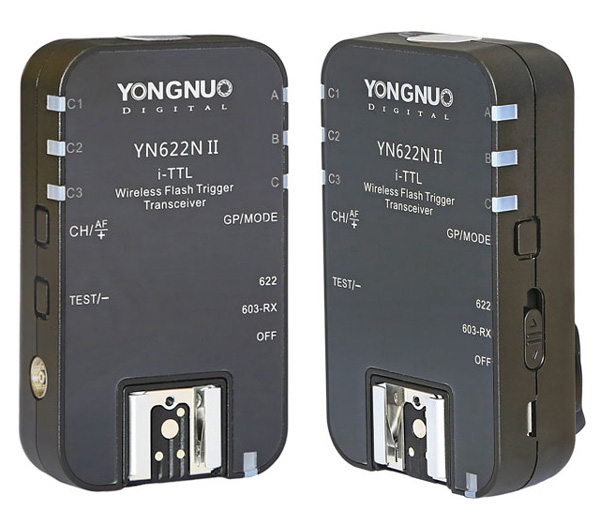 Комплект радиосинхронизации Yongnuo YN-622N II i-TTL, передатчик + приемник, для Nikon