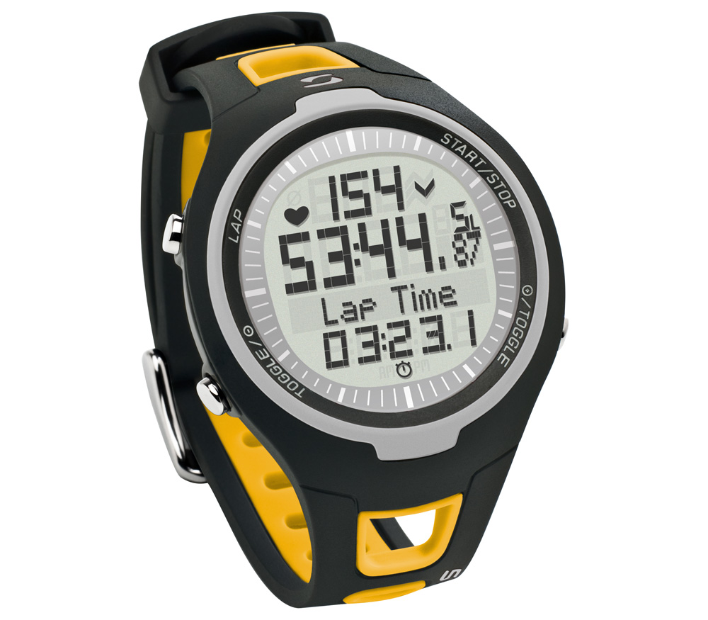 Спортивные часы Sigma Sport Sigma PC-15.11 (пульсометр, тренер, калории, круги), желтые от Яркий Фотомаркет