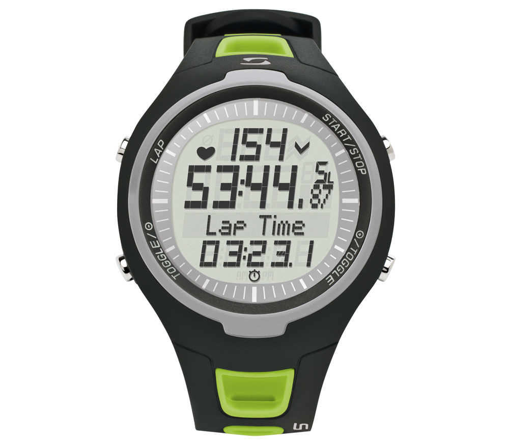 Спортивные часы Sigma Sport Sigma PC-15.11 (пульсометр, тренер, калории, круги), зеленые от Яркий Фотомаркет