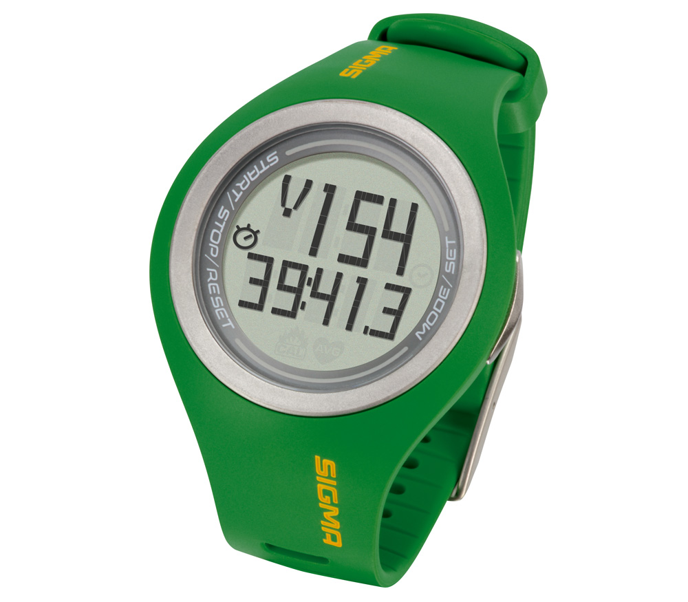 Спортивные часы Sigma Sport PC-22.13 мужские (пульсометр, калории, тренер), зеленые от Яркий Фотомаркет