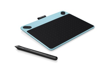 Графический планшет Wacom Intuos Comic Blue Pen Touch S (Small) CTH-490CB-N, голубой