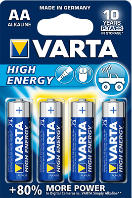 Батарейки Varta AA High Energy (4 шт.)