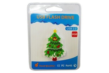 Накопитель Tribe USB2 Flash 8GB Sys-Link Новогодняя ель