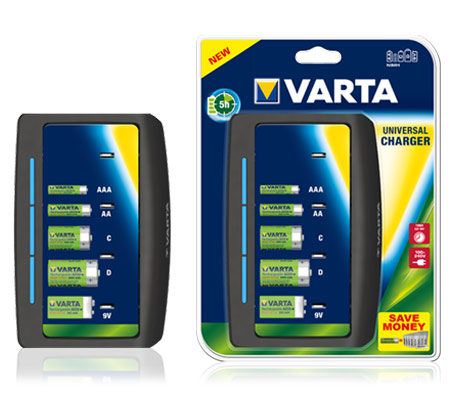Зарядное устройство Varta Universal Charger (AA, AAA, C, D, 9V)