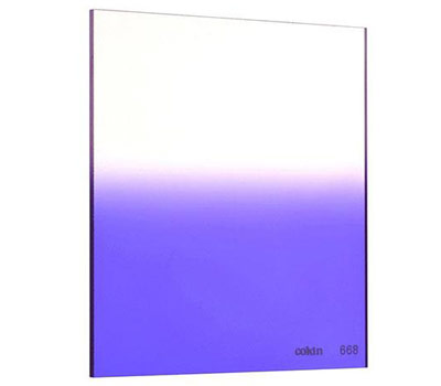 Светофильтр Cokin Gradual Fluo Mauve 1, градиентный, фиолетовый от Яркий Фотомаркет