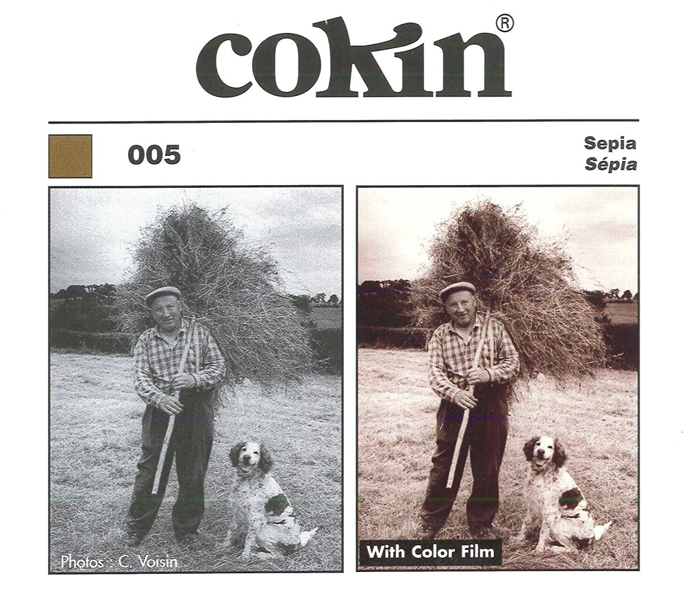Cokin Sepia, коричневый, эффект «сепия»